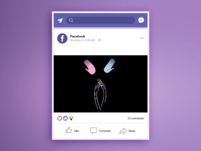 Facebook Easter egg “BFF” em PNG