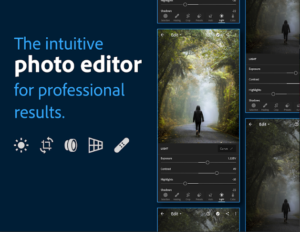 Aplicativo Adobe Photoshop Lightroom 