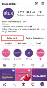 Como adicionar um botão de ação no Instagram Business